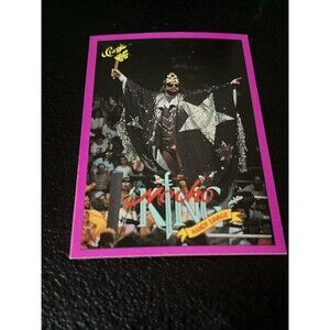 RANDY SAVAGE WWF WWE VINTAGE 1990 CLASSIC PURPLE BORDER VERY RARE WRESTLING CARD